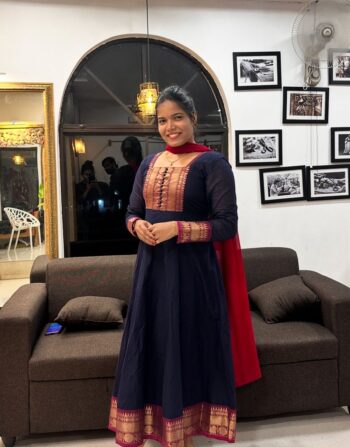 Kanchi Cotton Anarkali Suit – Full Set KCT103