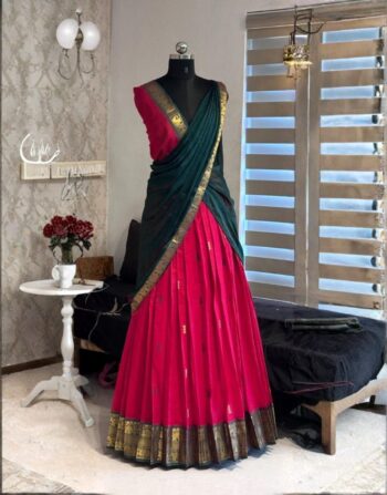 Semi Kanchi cotton dhavani (DSP00)