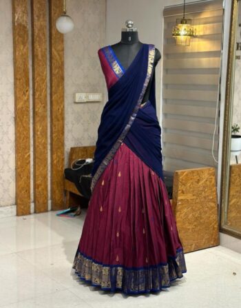 Semi Kanchi cotton dhavani (DSM00)