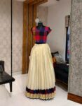 Pleated skirt with check top DOCT00