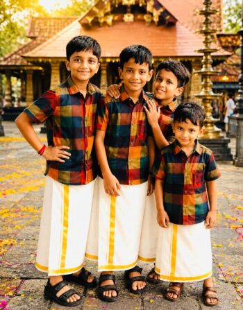 MADRAS CHECK SHIRT KIDS BOYS