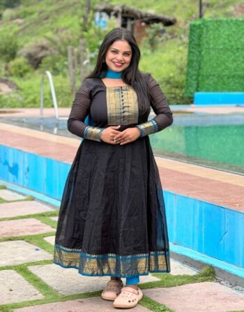Panel Anarkali (Blck DCA)